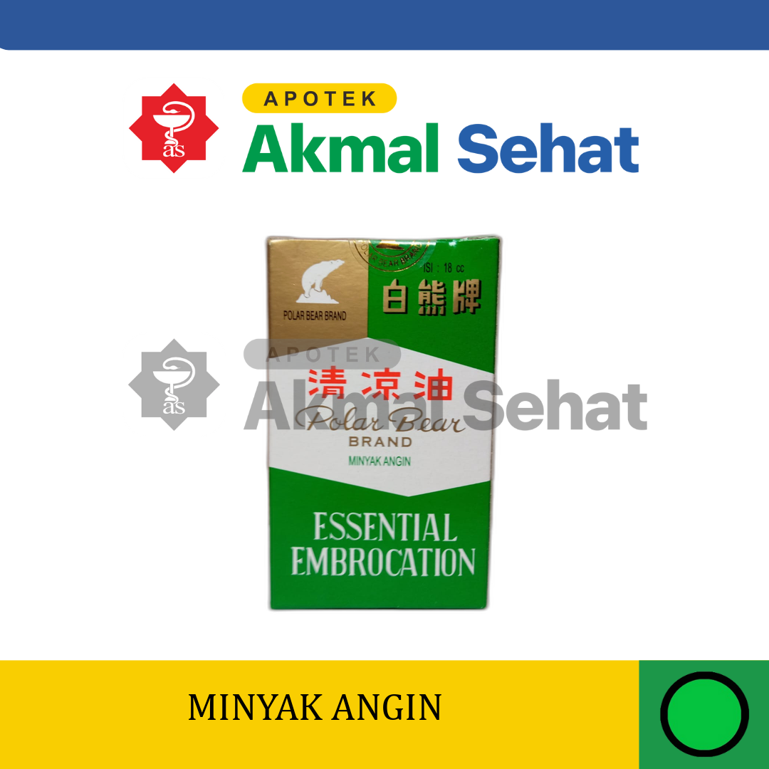 Polar Bear Essential Embrocation Minyak Angin 18 cc